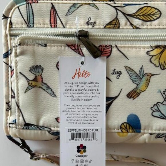 Lug Zeppelin RFID Wristlet Wallet Hummingbird Floral - Picture 8 of 8